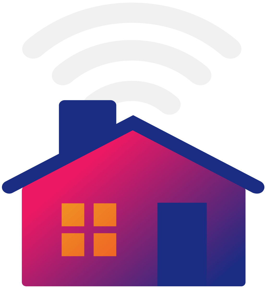 image of house with internet service